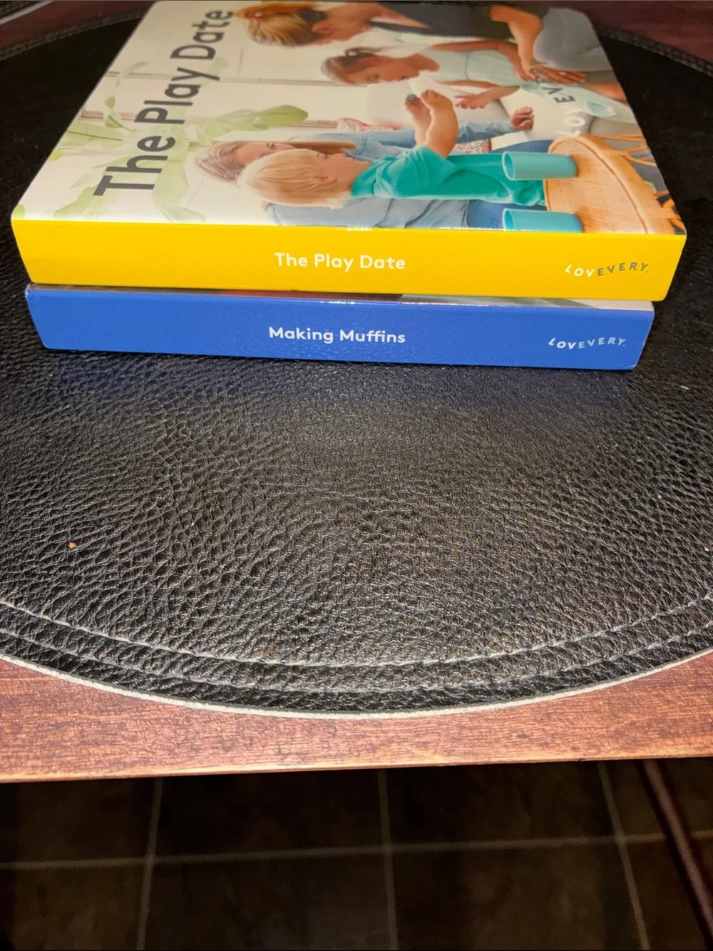 Lovevery Books the play date and making muffins flip book lot of 2